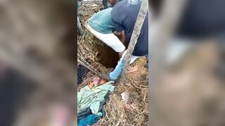 Wife kills husband and throws his body in a well