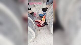 Brazilian man's head crushed by truck