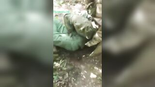 The soldier was beheaded in the forest