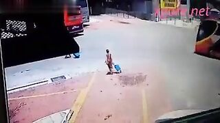 Malaysian woman run over by bus