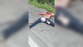 Video - Motorcycle accident in brazil