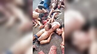 Gore video- Riot at Santo Domingo prison Ecuador 11 people were killed and dismembered
