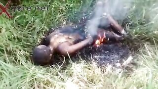 Gore video - Brazilian women were kidnapped, tied, killed and burned