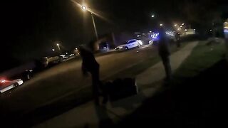 The guy opened up fire on the polices as they were investigating t.