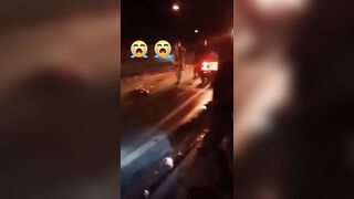 Accident leaves behind biker torn asunder