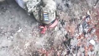 Ukrainian soldier put out of his torment