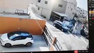 Disheartened israeli guy shed themself grabbed through cctv