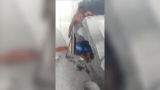 Pair of workers squashed by fallen concrete slabs uncensored vi