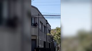 Venezuelan immigrant didn't like his new home and jumped