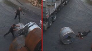 Worker is flattened and killed by heavy steel coil - Israel