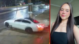 20-year-old woman dies after car skids and hits a pole - Bahia, Brazil