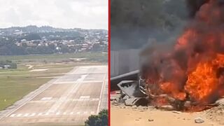 Federal Police single-engine aircraft crashes shortly after taking off [+ Aftermath] - Pampulha, Brazil