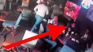 Business man was shot in the head and killed during meeting inside restaurant - Aguascalientes, Mexico