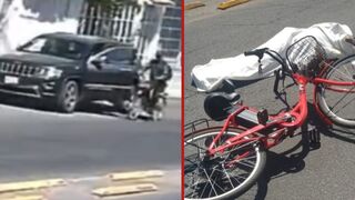 Cyclist is crushed and killed after colliding with car door - Mexico