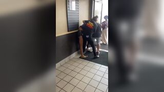 Employees Breaking Up One On One Battle At The Restaurant