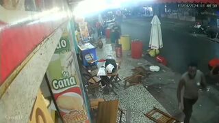 Sudden Attack On Rival Soccer Fans In Brazil