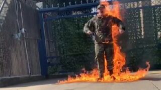 Member Of US Air Force Self Immolates In The Name Of Palestine