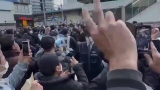 Kurdish Immigrants Protesting in Japan