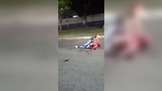 Killed In Front Of GF In Wild Street Fight(repost)