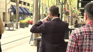 San Jose Mayor Matt Mahans security guard gets in fight with troublemaker during interview