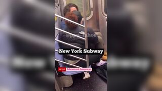 Woman tries to force man to leave his seat so that she could stretch her legs. Said he should 'show respect to a woman of color' because he is a white man.