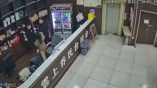 Man beats female workers with pool cues