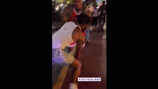 One On One Fight Breaks Out In Miami