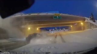 Speeding On A Snowy Road WCGW