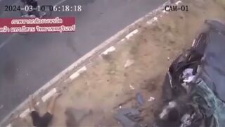 Horrific: Car Takes Out Cyclists