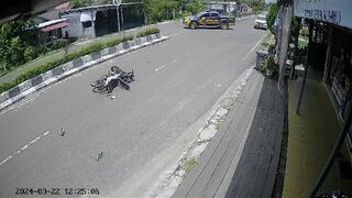 Indonesian Biker Learns To Fly