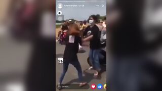 Vietnamese Woman Calmly Handles Op