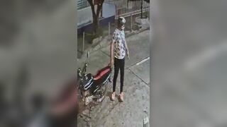 Poor Old Man Beaten By Scumbags During Robbery In Colombia