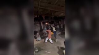 Indian Group Stick Fight