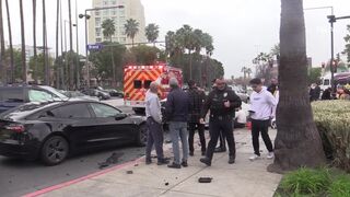 BMW Crash In Los Angeles