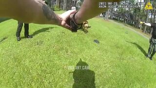 WTF Police Work: Man Fighting with 2 Cops and K9 Gets a Hold of a Taser, Gets Shot By Female Cop