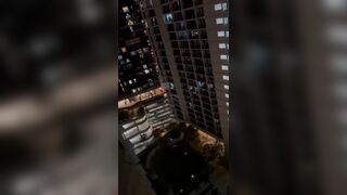 Man Throws Girlfriend From Apartment Balcony