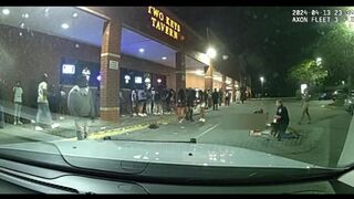 Fight in front of a Goose Creek bar