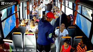 Casual Bus Ride In Ecuador