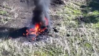 Golf cart riding Russians burn