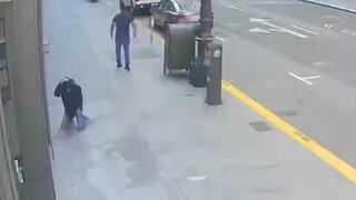 2 Asian men were attacked by a black man in San Francisco