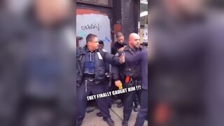NYPD Protects Suspect from Angry Citizens