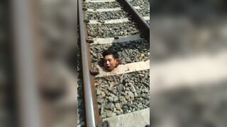 Decapitated Himself On The Train Tracks