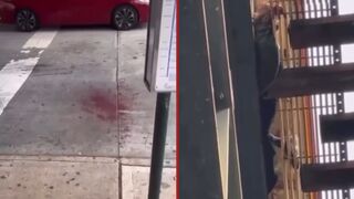 Man finds a dead body with a gruesome head injury on subway bridge - New York