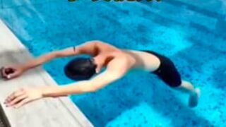 Swimming instructor drowns during breath hold exercise [Full Video] - China