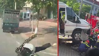 Motorcyclist dies after getting crushed against a tree during accident - Bắc Kạn, Vietnam