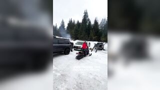 Wcgw packing a snowmobile