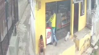 Gunman shoots homeless man in the head for unknown reason - Magdalena, Colombia