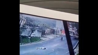 Careless Man Crushed To Death By The Bus In Guatemala