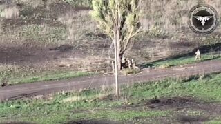 Group of soldiers hit by drone