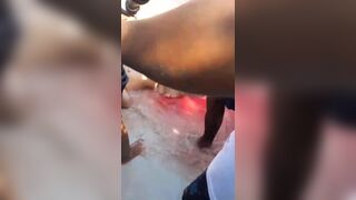 Dude got fucking shredded by boat propeller